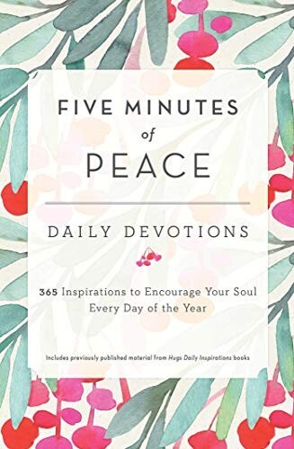 Five Minutes of Peace Daily Devotions Book Hardcover