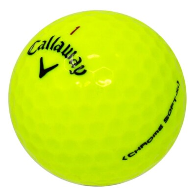 #ad 48 Callaway Chrome Soft Yellow Good Quality Used Golf Balls AAA In a Free Bucket $55.19