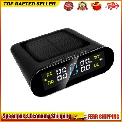 TPMS Monitor Real-time Display Tire Pressure Gauge Auto Security Alarm Devices
