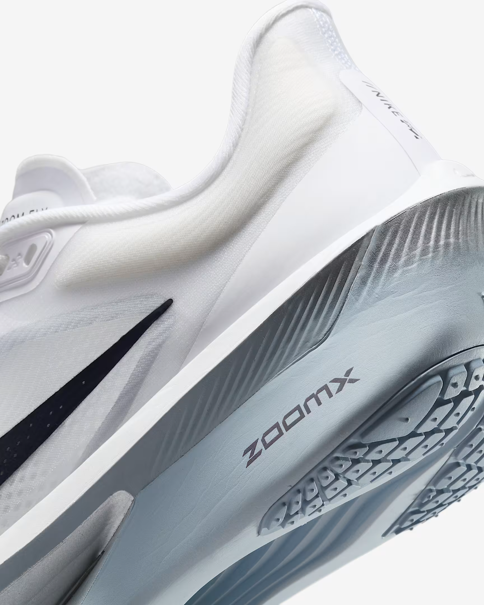 FN8455-104 Nike Zoom Fly 6 White Pure Platinum Obsidian Mist