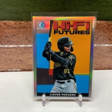 2022 Bowman Hi-Fi Futures Liover Peguero #HIFI-20 Pirates Baseball Card