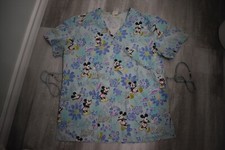 Disney Scrub Top- Mickey Mouse- Size Small  19 inches pit to pit 