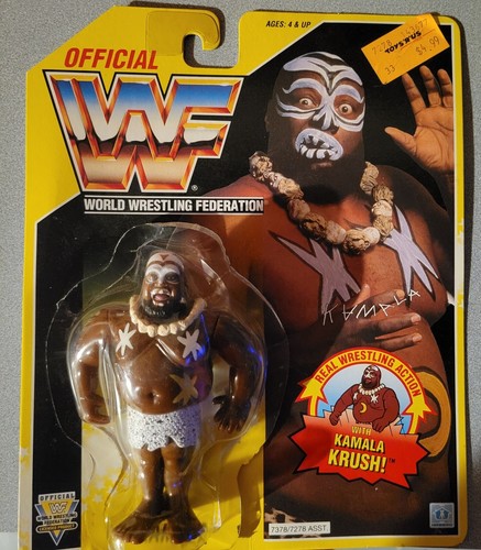 WWE / WWF Hasbro KAMALA with Bubble Attached and P...