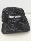 Casquette de camp SS23 Supreme Gonz Poems noire neuve boîte à chapeau logo Mark Gonzales