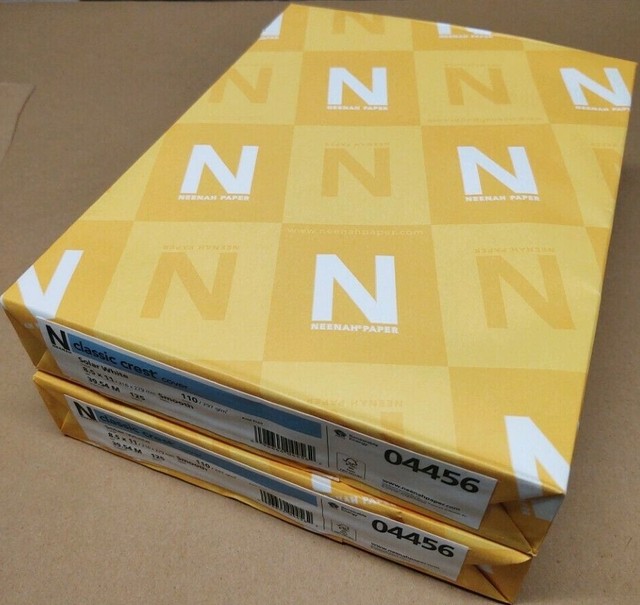 Neenah Classic Crest Solar White Card Stock 110 lb cover / 250 sheets