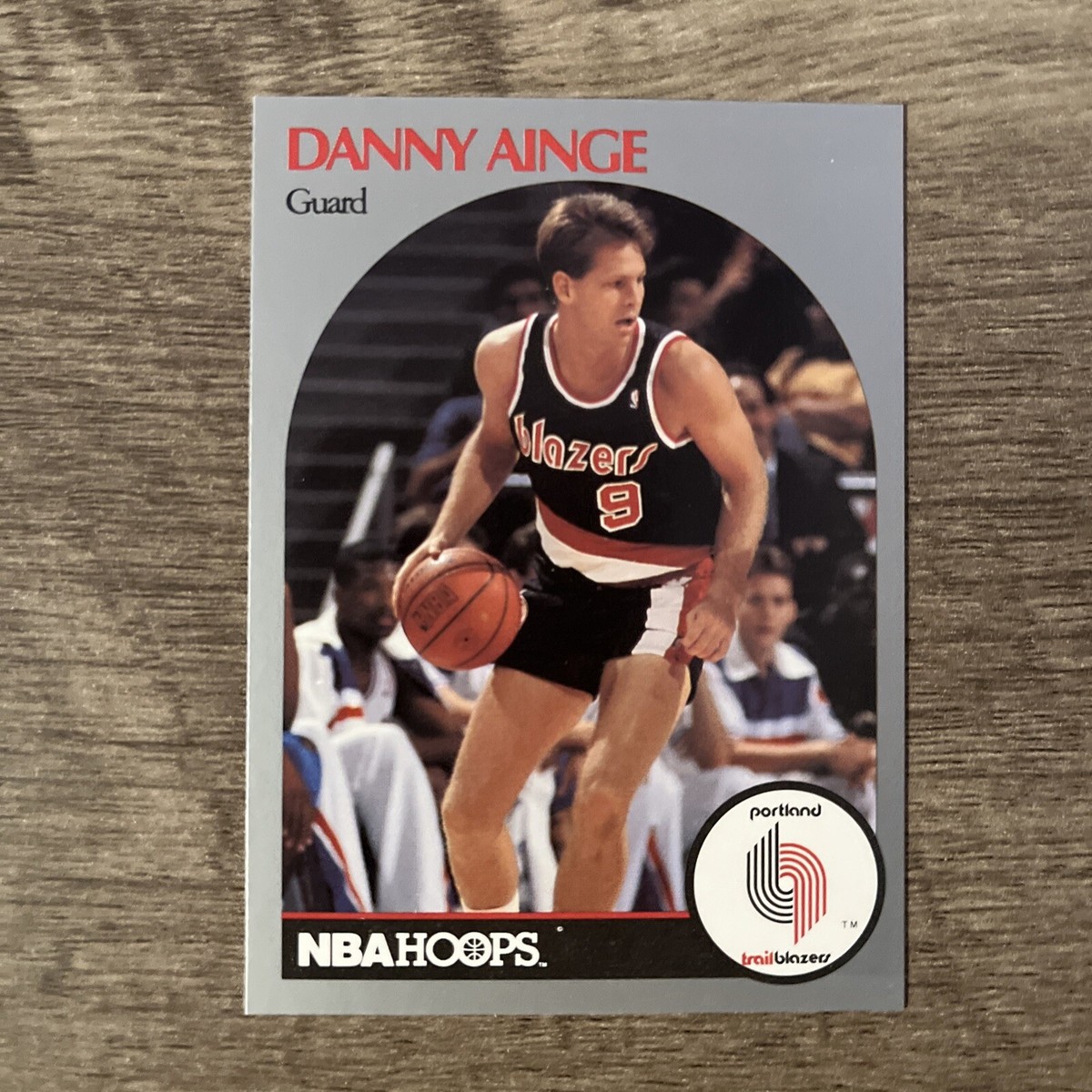 1990 NBA Hoops Basketball Card #427 Danny Ainge Portland Blazers