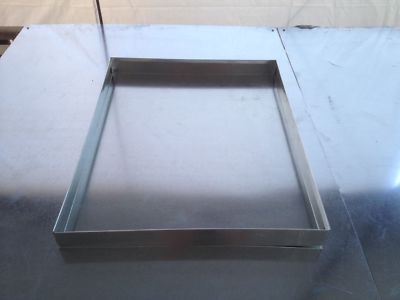 25 X 32 X 4 GALVANIZED HVAC/Washer/Appliance PAN No Drain 26 GAUGE SHEET METAL