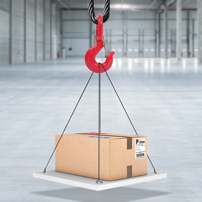 Locking Swivel Hook, Heavy Duty Lifting Hook with Safety Latch, 11T Load Bearing