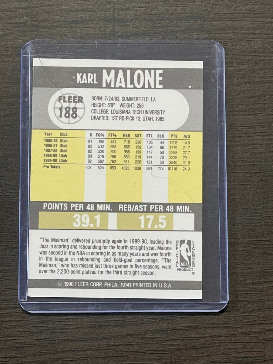 その他 fleer86 87 karl malone rc!!  mint その他 fleer86 87 karl malone rc!! mint 1986-87 Fleer - Karl