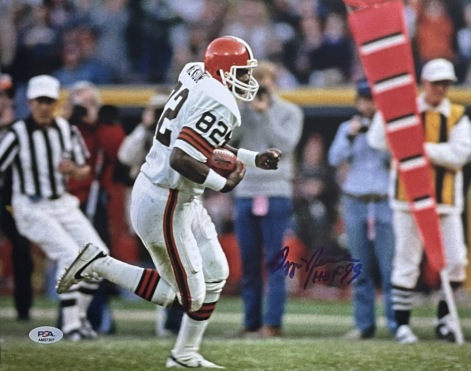 Ozzie Newsome Autographed Signed Cleveland Browns 11x14 Photo PSA/DNA 