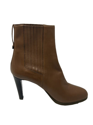 Sergio Rossi Shoes Ankle Boots Camel Tan 10