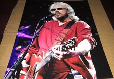 Barry Gibb the Bee Gees Singer Concert Hand Signed 11x14 Autographed Photo COA
