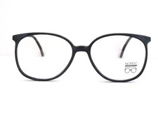 NORDIC - TAUSCHEK Unisex Plastic Dark Gray Marble Eyeglass Frames Germany NOS
