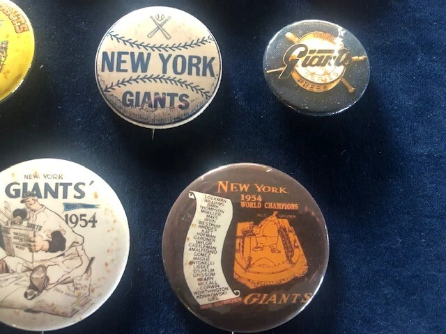 Lot - 1950's STYLE New York Baseball Giants PINs/BUTTONS (12) - MLB Repro's - Image 3 of 4