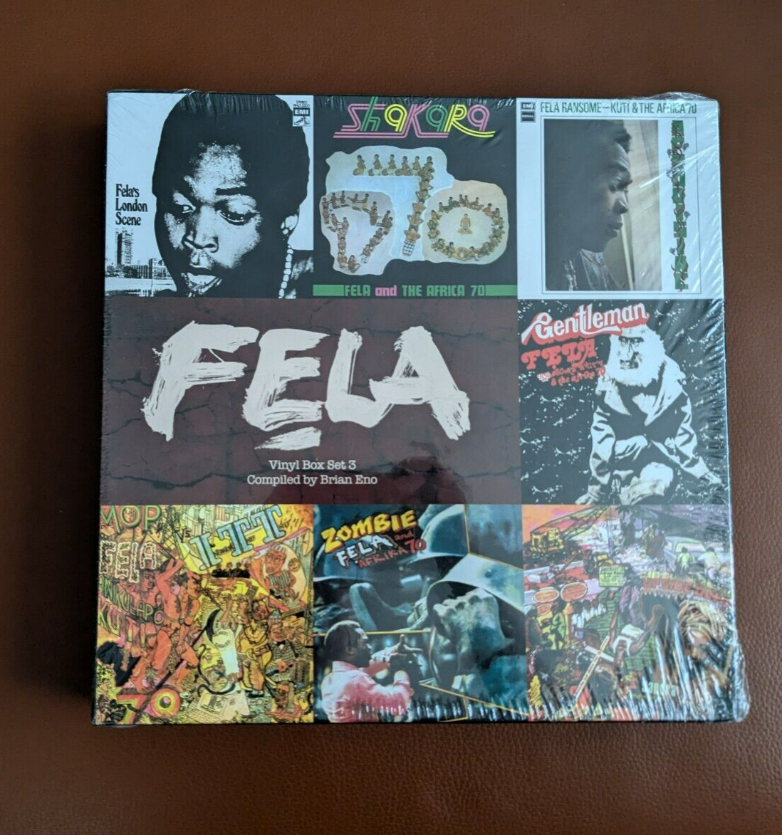 NEW SEALED - Fela Kuti ‎Vinyl Box Set Volume 3- Brian Eno Curated
