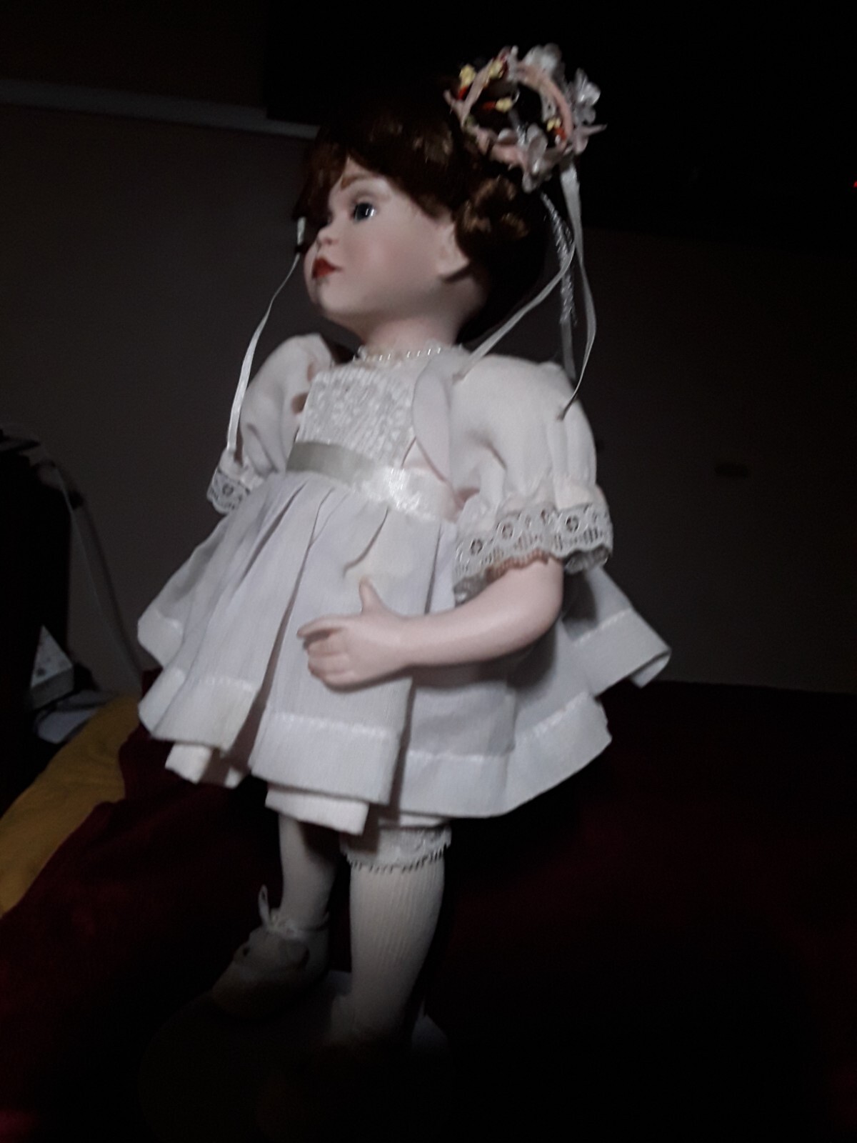 Rare  346 dynasty doll vintage cathy 14 inches red braids