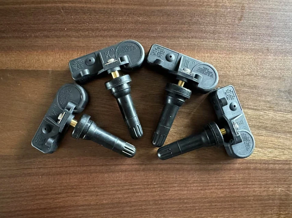 Set of 4 OEM TPMS Tire Pressure Sensors Kit 28103AJ00A 28103SA001 for Subaru WRX Foto 3 de 4