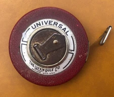 Vintage Universal Lufkin Rule Co Steel Tape Measure - 50 Feet - Saginaw Michigan