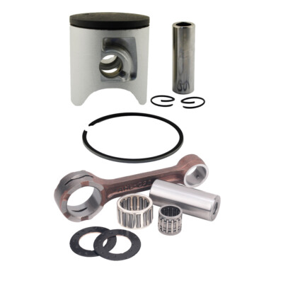 For 2005-2022 Yamaha YZ125 YZ125X Engine Connecting Rod & Piston Rings Pin Kit