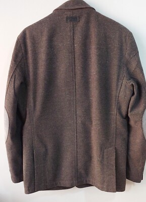 MCS Marlboro Classics Brown Cotton Blazer Coat Size 50 EU Jacket