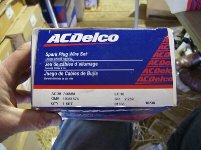 GENUINE GM ACDELCO 19351574 746MM IGNITION SPARK PLUG WIRE SET | eBay