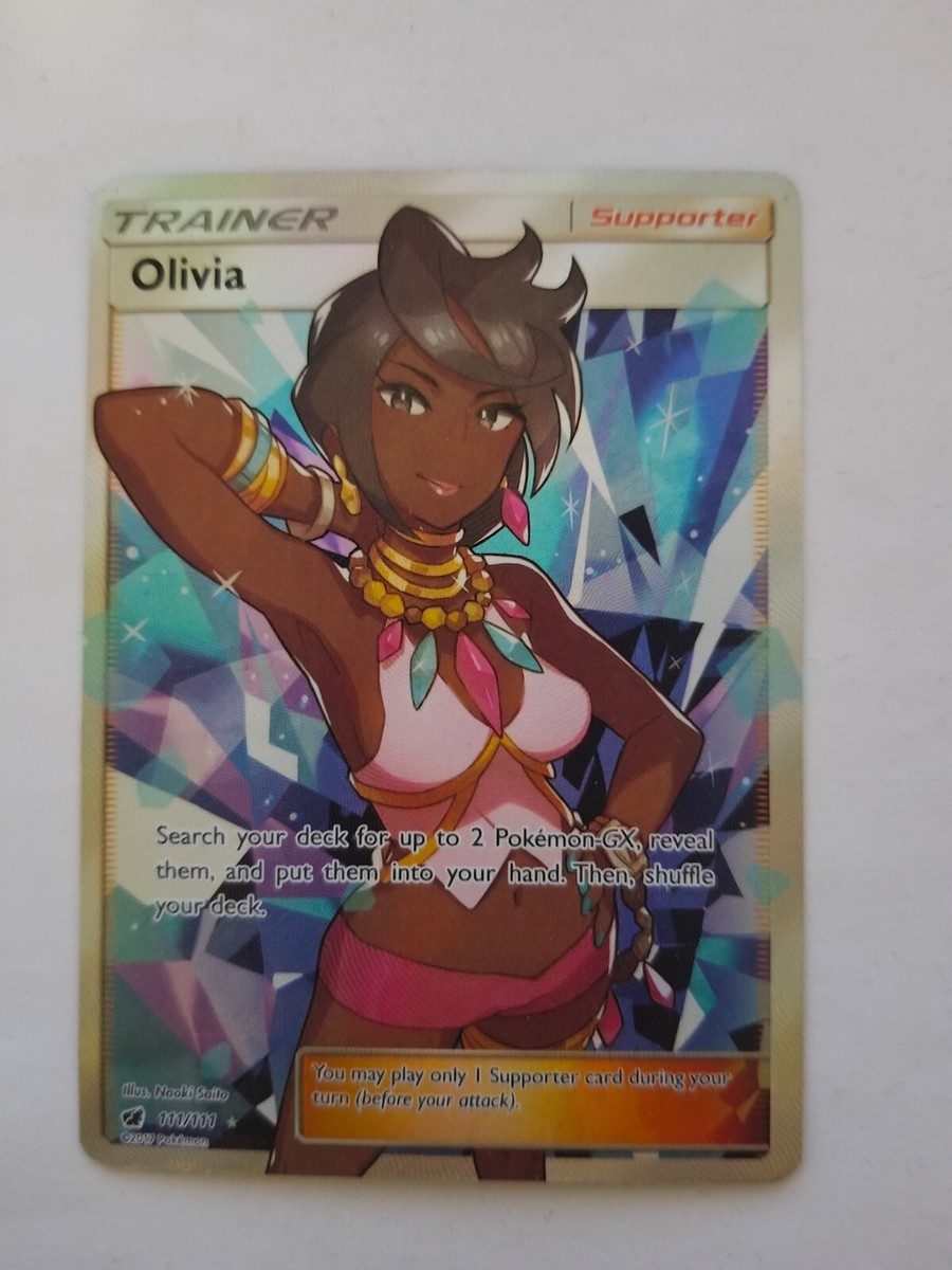 Olivia - 111/111 - Pokemon Crimson Invasion Sun Moon Full Art Card