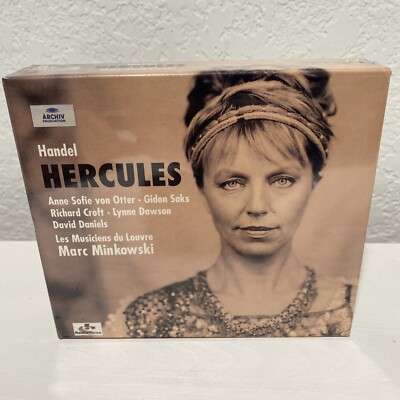 Handel Hercules ANNE SOFIE VON OTTER MARC MINKOWSKI Archiv 3CD Box New Sealed