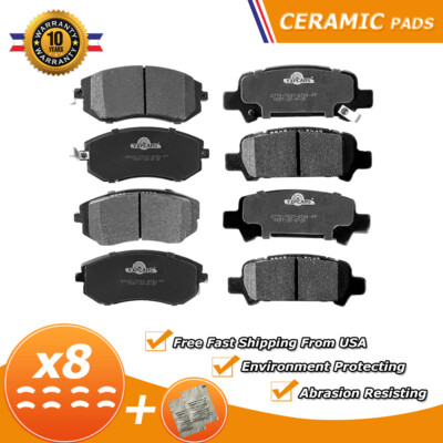 Front & Rear Ceramic Brake Pads Kit for Baja Forester Impreza Legacy Outback