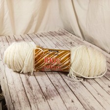 Vintage Montgomery Ward Yarn White 87 Orlon Acrylic 3.3oz NOS