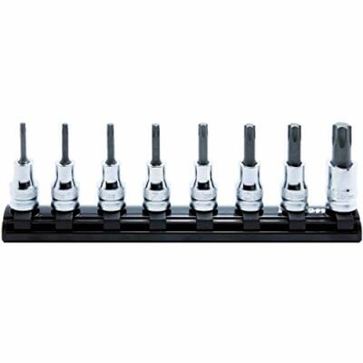 Koken Z-EAL 3/8 (9.5mm) SQ. Torx bit socket rail set, total length 50mm, 8 sets 