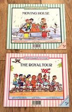 2-Piece The Raggy Dolls Books ‘The Royal Tour’ & ‘Moving House’ Vintage 1990
