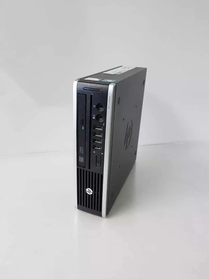 Windows XP 32 bit PC Ultra small desktop HP Compaq Elite Intel Ram 3GB 160GB HDD - Image 3 of 4