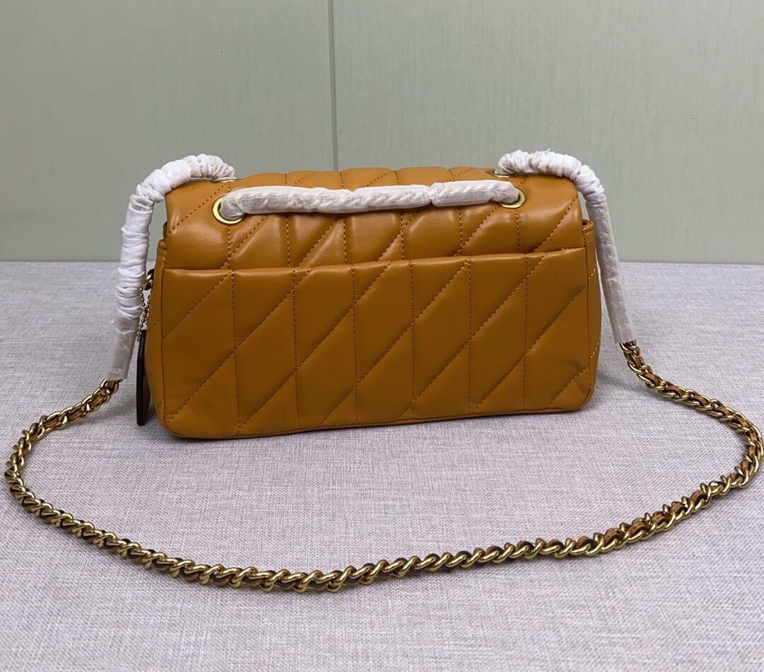 COACH Tabby Shoulder Bag 26 Quilted Light Brown CP150 Outlet