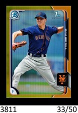 1-2015 BOWMAN CHROME DRAFT GOLD REFRACTOR MAX WOTELL REDS 33/50