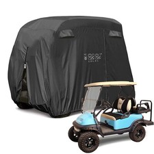 420D Golf Cart Cover For Yamaha EZGO Club Car 4 Passenger, Waterproof Rain Cover