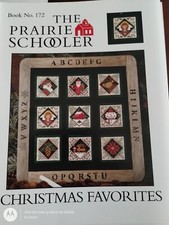 THE PRAIRIE SCHOOLER CHRISTMAS FAVORITES BK 172 CROSS STITCH CHART
