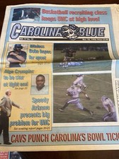 November 23, 1996 Carolina Blue Newspaper Magazine UNC Max Owens Alge Crumpler