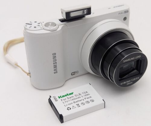 Samsung WB800F 16.3MP 21x Optical Zoom 1080p Wi-Fi Digital Camera White - *AS-IS - Picture 2 of 16