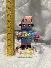 Homemade 7 Inch Bear Nutcracker Multicolored Christmas