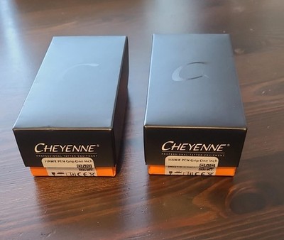 2x Original Cheyenne Hawk Pen Griff Grip CB-5. 10/ 1 für Tattoo Maschine - NEU