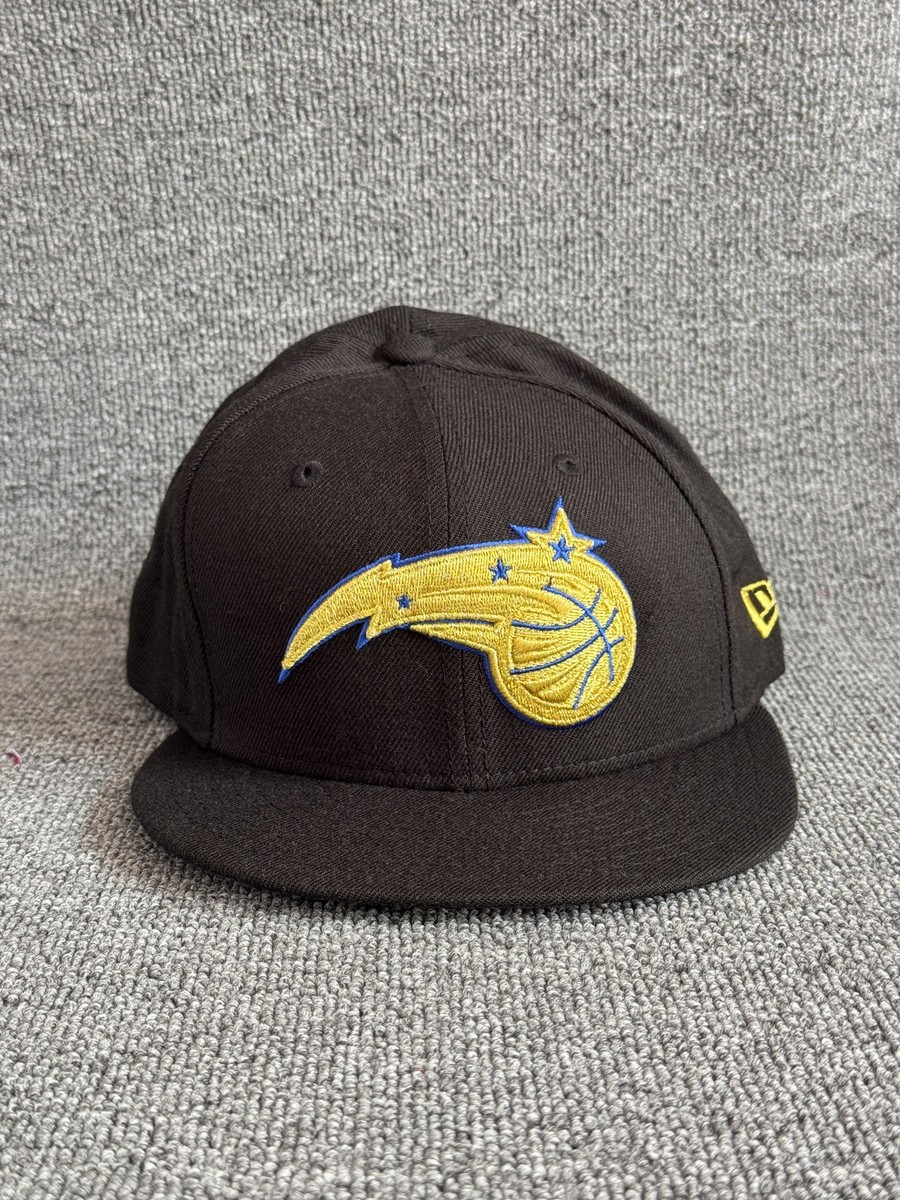 New Era Orlando Magic NBA Snapback Hat Black Gold Blue Logo Cap