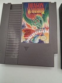 Lot of 4 Nintendo NES Video Games! Dragon Warrior, World Games, Silent Service
