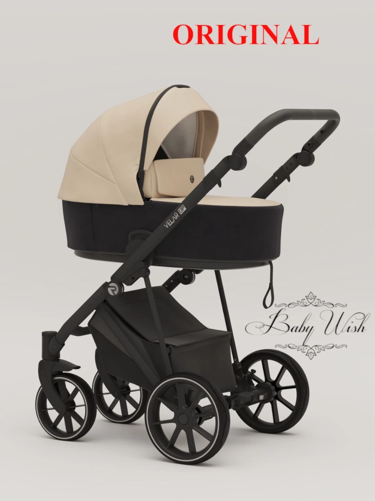 RIKO VELAR UP BABY STROLLER PRAM 3in1 CARRYCOT + PUSHCHAIR + CAR SEAT