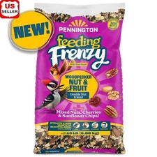 Feeding Frenzy Woodpecker Nut Fruit Bird Food Double Nut Blend Wild Birds 15lb