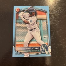 2025 Bowman Dawel Joseph Light Blue Border /499 
