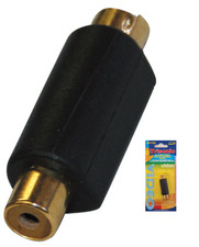 S-Video 4-Pin Male Plug to RCA Female Jack Adapter