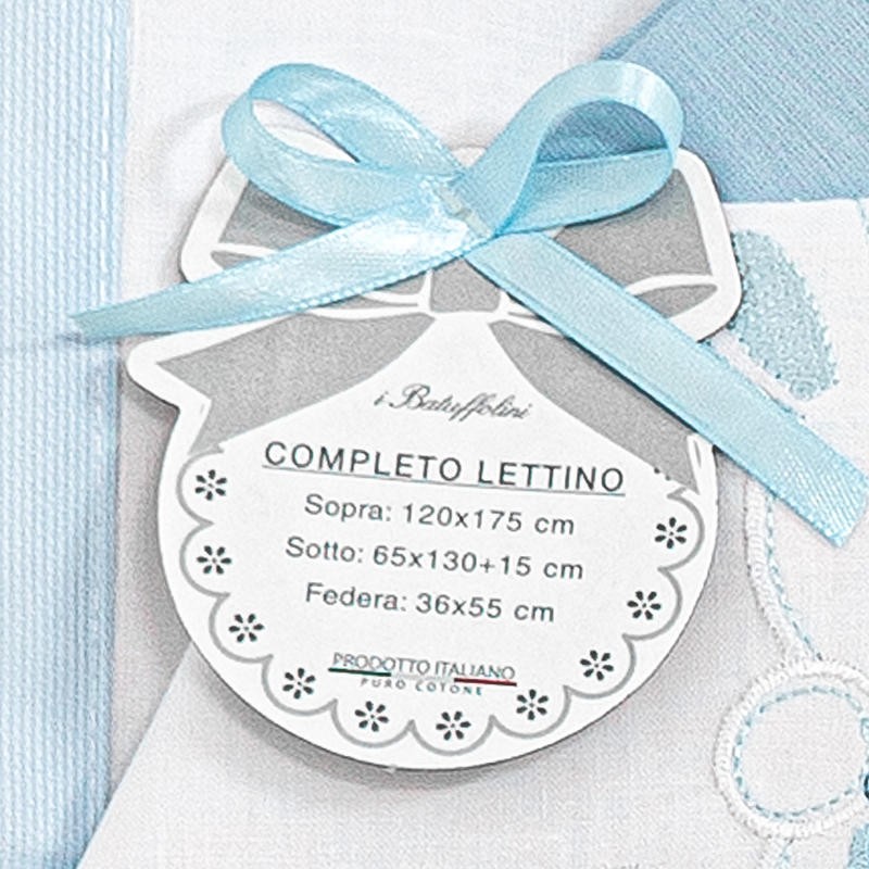 Lenzuola Lettino Neonato 60x120 cm Cotone Set 3 Pezzi Grigio Coniglio Regali B02 foto 2