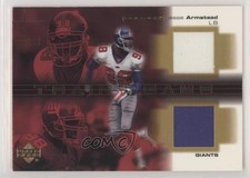 2001 Upper Deck Ovation Train for the Game Jessie Armstead #TG-JA 0a3