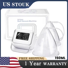 150ML Breast & Butt Lift Cupping Massage Machine Set with 6 Butt Lifting Cups US