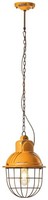 Pendelleuchte Keramik E27 Ø 26Cm Gelb Shabby Antik Handarbeit Vintage HäNgelampe